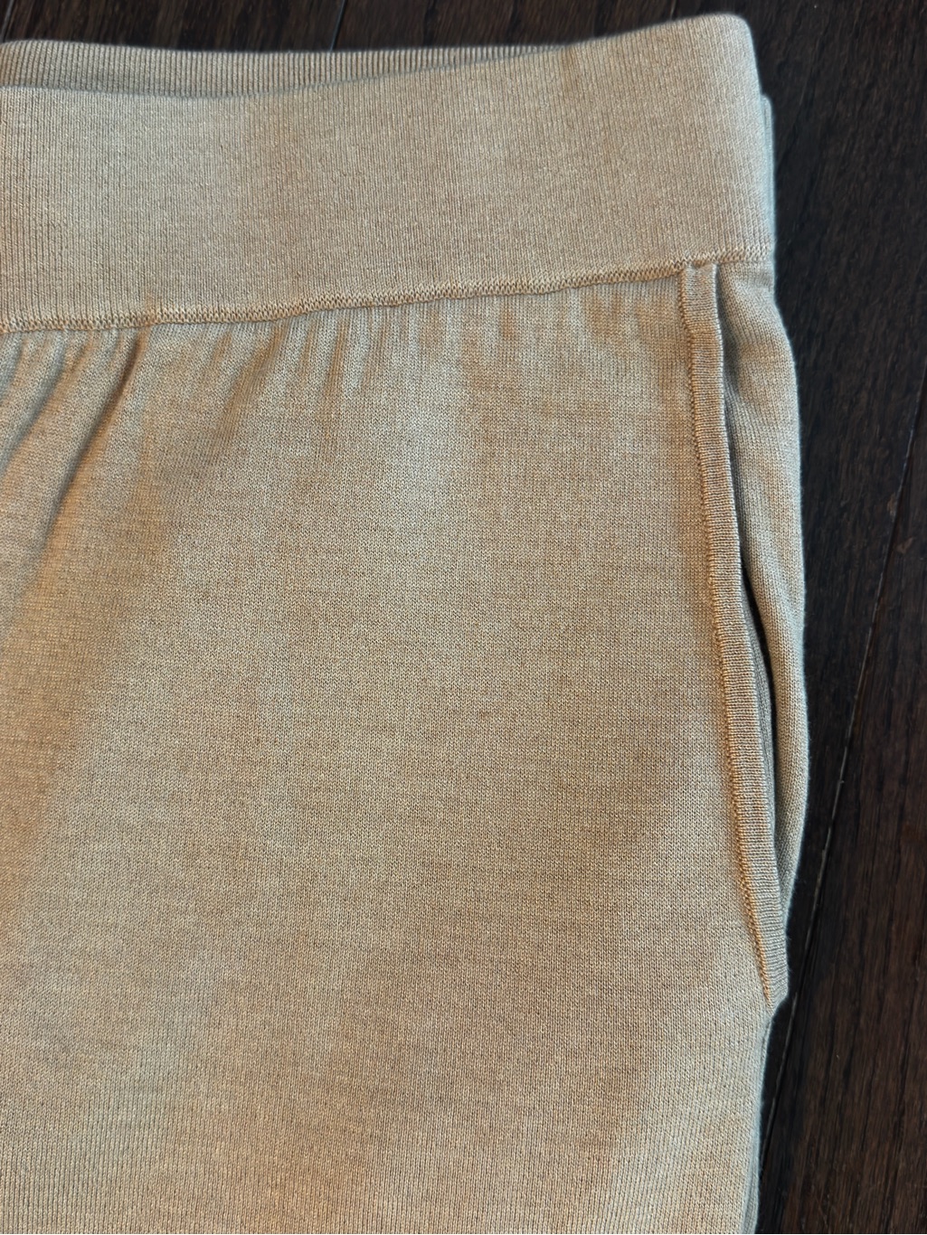 Olivia Von Halle Gia Shanghai Beige Cashmere Silk Jogger Pants — image 5 of 7